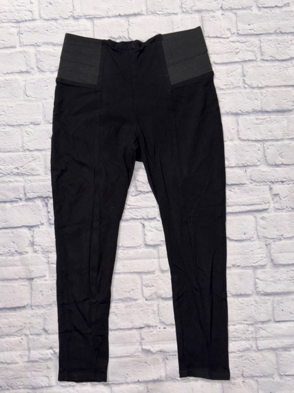 Rue21 Black High-Rise Panel Leggings